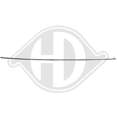 Diederichs Zier-/Schutzleiste, Stoßfänger [Hersteller-Nr. 1614159] für Mercedes-Benz