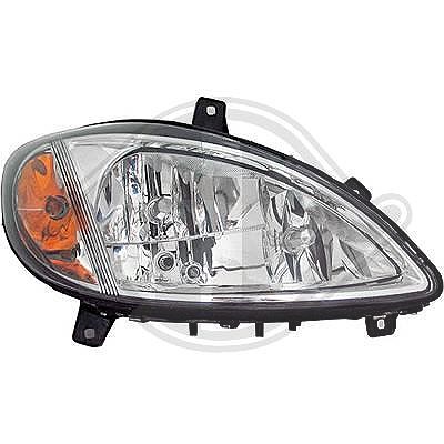 Diederichs Hauptscheinwerfer [Hersteller-Nr. 1666082] für Mercedes-Benz