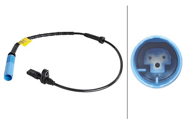 Hella Sensor, Raddrehzahl [Hersteller-Nr. 6PU009106-301] für BMW