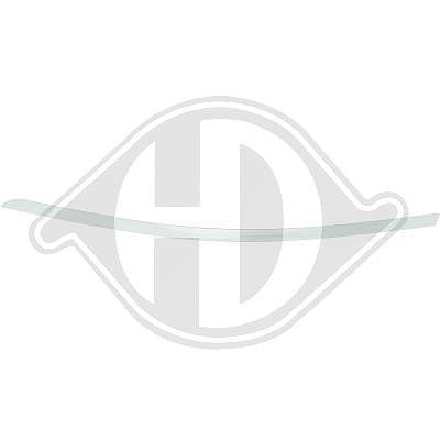 Diederichs Zier-/Schutzleiste, Stoßfänger [Hersteller-Nr. 1681167] für Mercedes-Benz
