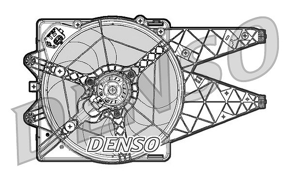 Denso Lüfter, Motorkühlung [Hersteller-Nr. DER09065] für Fiat
