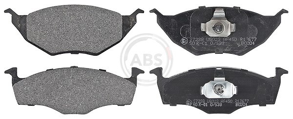 A.b.s. Bremsbelagsatz, Scheibenbremse [Hersteller-Nr. 37238] für VW