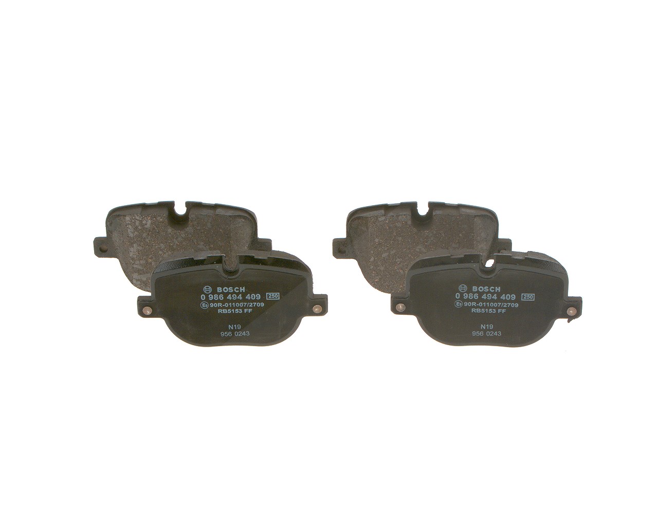 Bosch Bremsbelagsatz, Scheibenbremse [Hersteller-Nr. 0986494409] für Land Rover