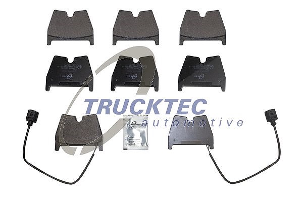 Trucktec Automotive Bremsbelagsatz, Scheibenbremse [Hersteller-Nr. 07.35.287] für Audi