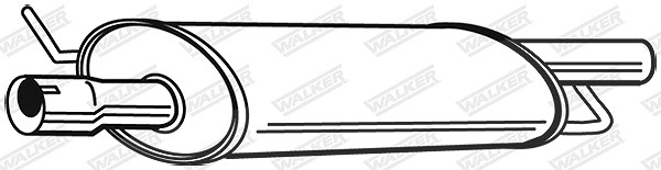 Walker Vorschalldämpfer [Hersteller-Nr. 23197] für VW