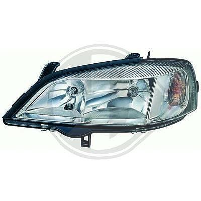 Diederichs Scheinwerfer H7/HB3 elektr. LWR o. Stellmotor [Hersteller-Nr. 1805082] für Opel