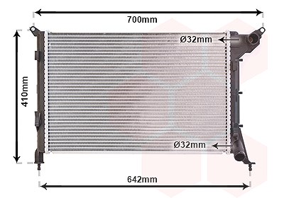 Van Wezel Kühler, Motorkühlung [Hersteller-Nr. 06002310] für Mini
