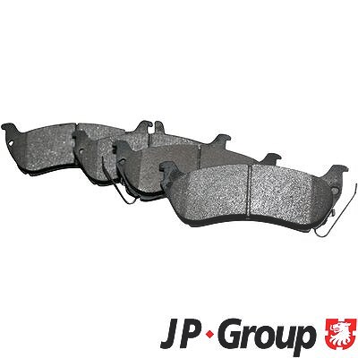 Jp Group Bremsbelagsatz Hinterachse [Hersteller-Nr. 1363701110] für Mercedes-Benz