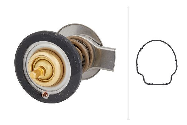 Hella Thermostat, Kühlmittel [Hersteller-Nr. 8MT354777-921] für Mercedes-Benz