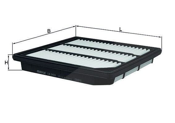 Knecht Luftfilter [Hersteller-Nr. LX3455] für Fiat
