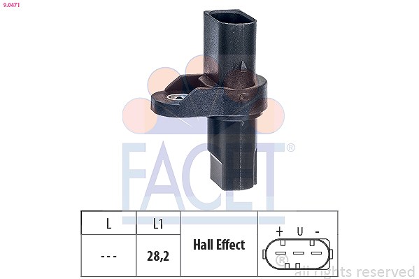 Facet Sensor, Nockenwellenposition [Hersteller-Nr. 9.0471] für BMW