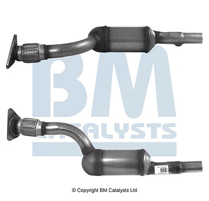 Bm Catalysts Katalysator inkl. Montagesatz [Hersteller-Nr. BM91445H] für Renault