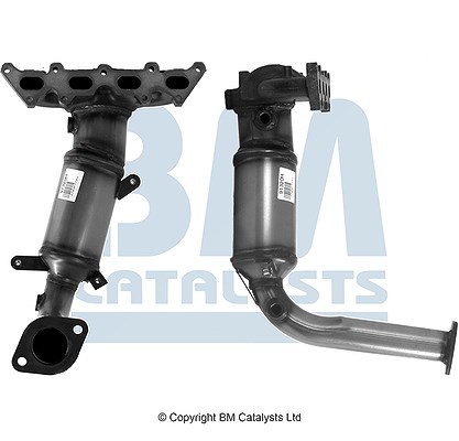 Bm Catalysts Katalysator inkl. Montagesatz [Hersteller-Nr. BM91320H] für Fiat, Lancia