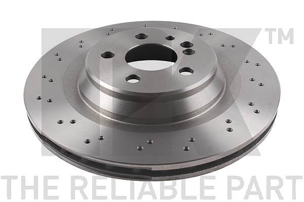 Nk 1x Bremsscheibe [Hersteller-Nr. 203385] für Mercedes-Benz