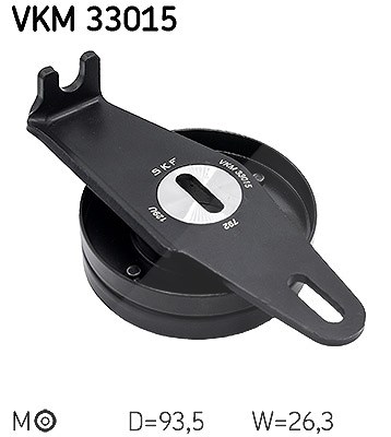 Skf Umlenk-/Führungsrolle, Keilrippenriemen [Hersteller-Nr. VKM33015] für Peugeot, Citroën