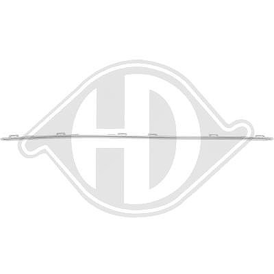 Diederichs Zier-/Schutzleiste, Stoßfänger [Hersteller-Nr. 2249068] für VW