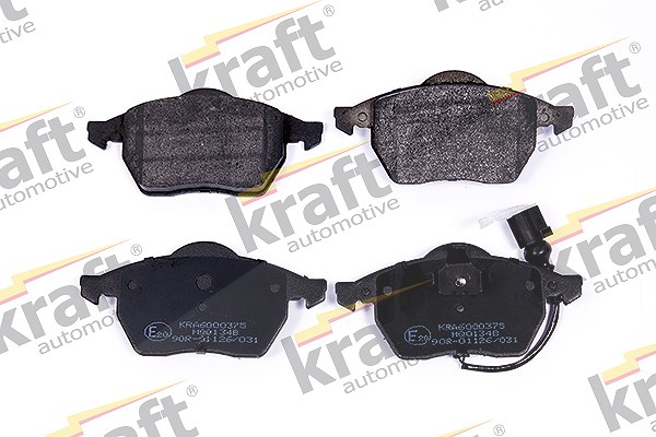 Kraft Automotive Bremsbelagsatz, Scheibenbremse [Hersteller-Nr. 6000375] für Skoda, Seat, VW, Audi