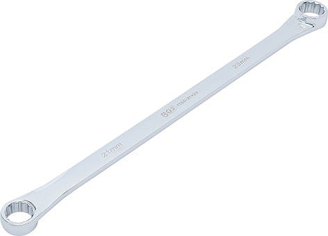 Bgs Doppel-Ringschlüssel - extra lang - SW 21 x 23 mm [Hersteller-Nr. 1186-21X23]