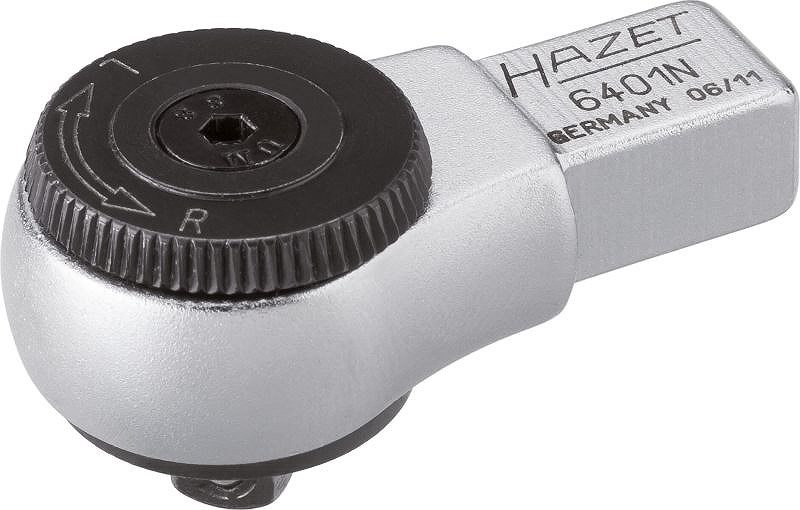 Hazet Einsteck-Umschaltknarre - Einsteck-Vierkant 9 x 12 mm - 1/4 [Hersteller-Nr. 6401N]
