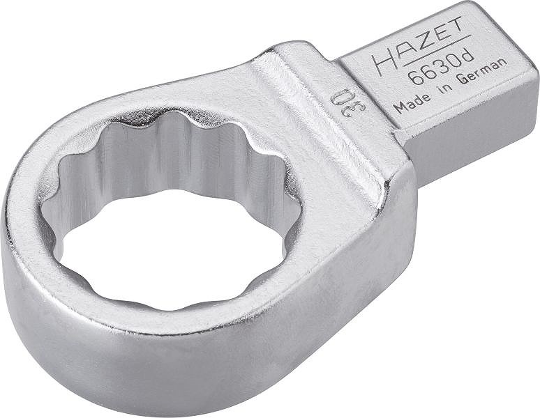 Hazet Einsteck-Ringschlüssel - Vierkant 14x18mm - Sechskant - 30mm [Hersteller-Nr. 6630D-30]