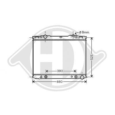 Diederichs Kühler, Motorkühlung [Hersteller-Nr. DCM3803] für Kia