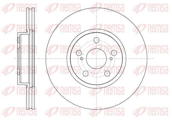 Kawe 1x Bremsscheibe [Hersteller-Nr. 6133010] für Subaru, Toyota
