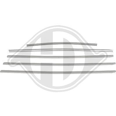 Diederichs Zier-/Schutzleistensatz, Kühlergitter [Hersteller-Nr. 1614046] für Mercedes-Benz