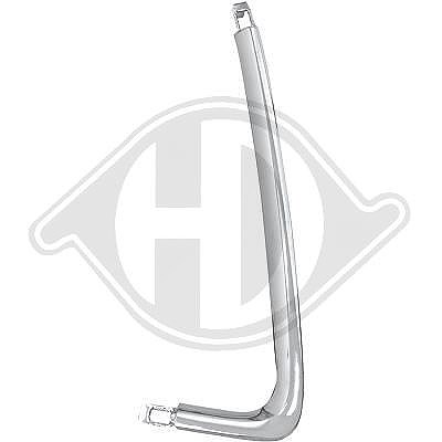 Diederichs Zier-/Schutzleiste, Stoßfänger [Hersteller-Nr. 5835043] für Mitsubishi