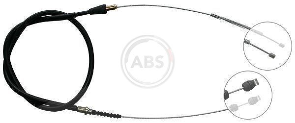 A.b.s. Seilzug, Feststellbremse [Hersteller-Nr. K12078] für Vauxhall, Opel