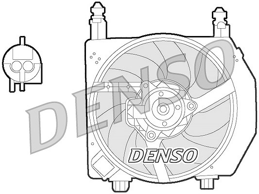 Denso Lüfter, Motorkühlung [Hersteller-Nr. DER10006] für Ford