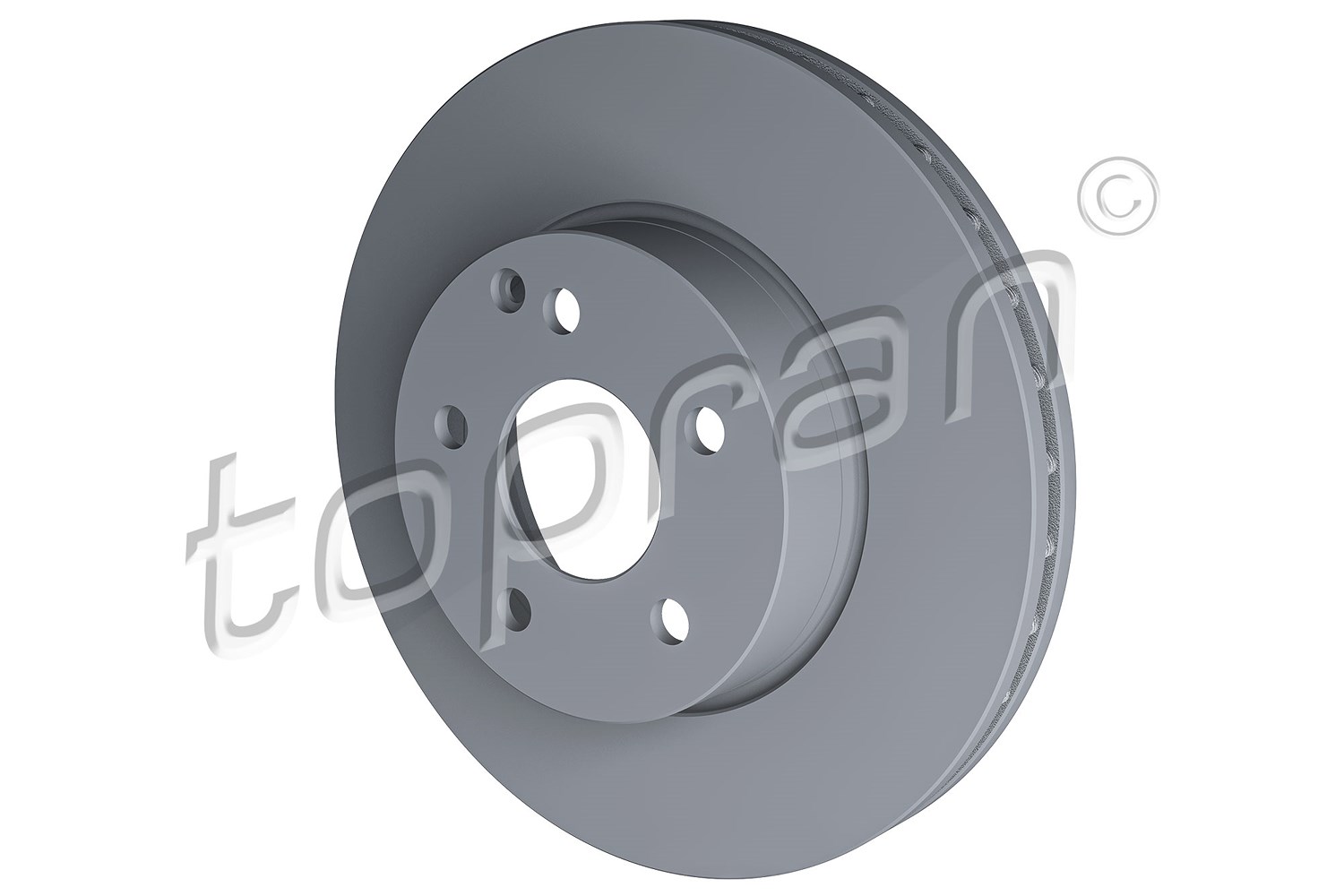 Topran Bremsscheibe Vorderachse Belüftet [Hersteller-Nr. 401899] für Mercedes-Benz