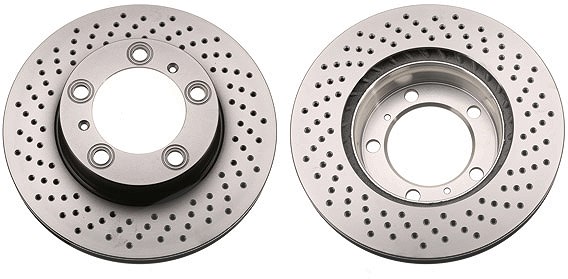 Trw 1x Bremsscheibe [Hersteller-Nr. DF6413S] für Porsche