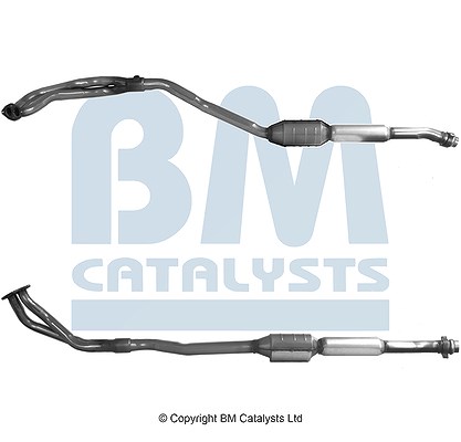 Bm Catalysts Katalysator mit Anbauteilen [Hersteller-Nr. BM90061H] für BMW