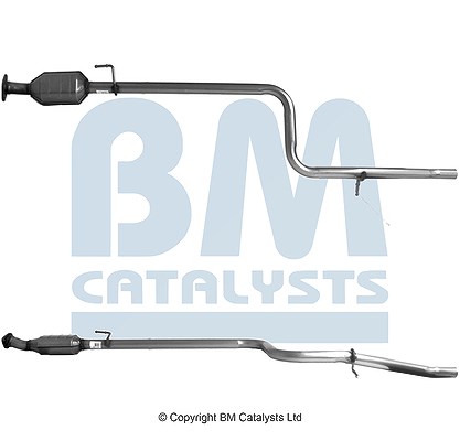 Bm Catalysts Katalysator mit Anbauteilen [Hersteller-Nr. BM80178H] für Fiat