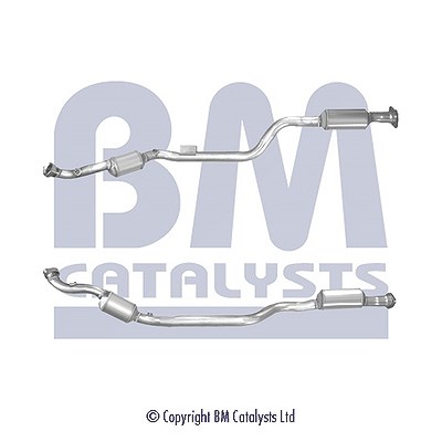 Bm Catalysts Katalysator mit Anbauteilen links [Hersteller-Nr. BM90802H] für Mercedes-Benz