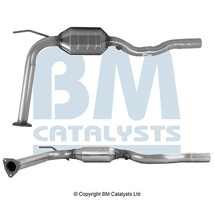 Bm Catalysts Katalysator mit Anbauteilen [Hersteller-Nr. BM90738H] für VW