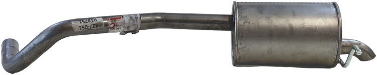 Bosal Endschalldämpfer [Hersteller-Nr. 227-051] für VW, Seat, Skoda