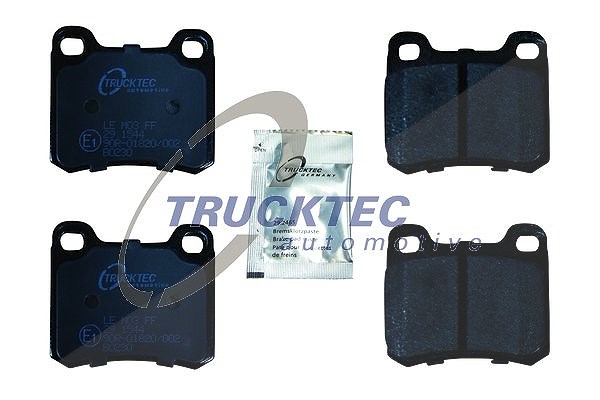 Trucktec Automotive Bremsbeläge hinten (Satz) [Hersteller-Nr. 02.35.100] für Mercedes-Benz