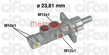 Metzger Autoteile Hauptbremszylinder [Hersteller-Nr. 202-362] für Peugeot, Citroën