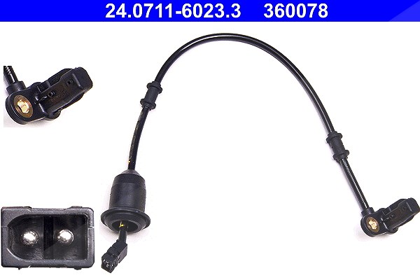 Ate Sensor, Raddrehzahl [Hersteller-Nr. 24.0711-6023.3] für Mercedes-Benz
