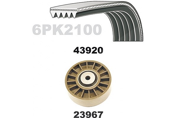 Mapco Keilrippenriemensatz [Hersteller-Nr. 23922] für Mercedes-Benz