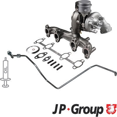 Jp Group Lader, Aufladung [Hersteller-Nr. 1117800710] für Seat, Skoda, VW, Audi