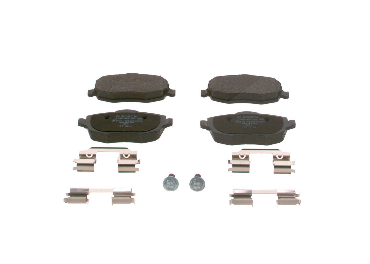Bosch Bremsbelagsatz, Scheibenbremse [Hersteller-Nr. 0986424793] für Lancia