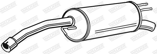 Walker Endschalldämpfer [Hersteller-Nr. 21484] für Fiat