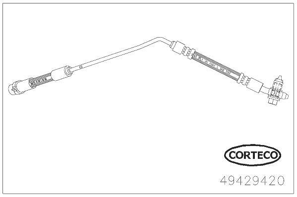 Corteco Bremsschlauch [Hersteller-Nr. 49429420] für BMW