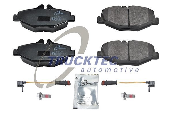 Trucktec Automotive Bremsbelagsatz, Scheibenbremse [Hersteller-Nr. 02.35.125] für Mercedes-Benz