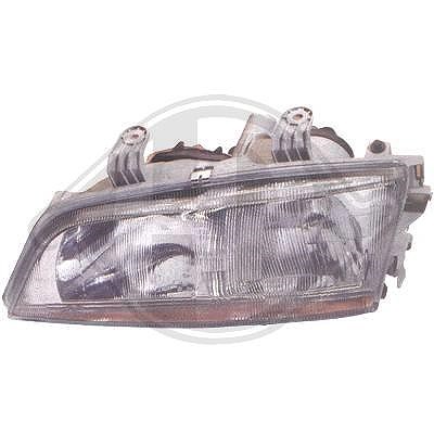 Diederichs Scheinwerfer H1/H1 ohne Stellmotor elektr. LWR [Hersteller-Nr. 6051081] für Nissan