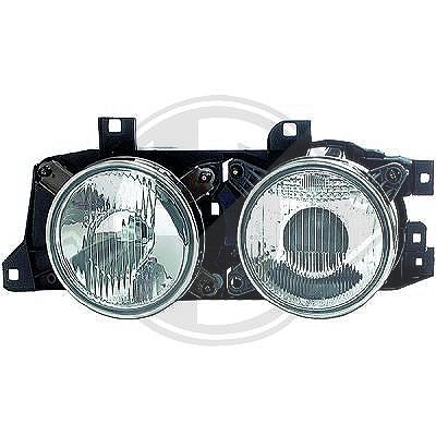 Diederichs Scheinwerfer H1/H1 ohne Stellmotor [Hersteller-Nr. 1222181] für BMW