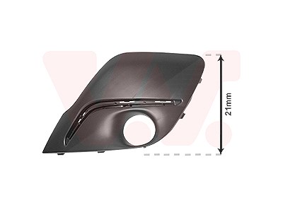 Van Wezel Lüftungsgitter, Stoßfänger [Hersteller-Nr. 4021593] für Peugeot