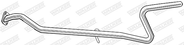 Walker Abgasrohr [Hersteller-Nr. 06977] für Mazda, Ford